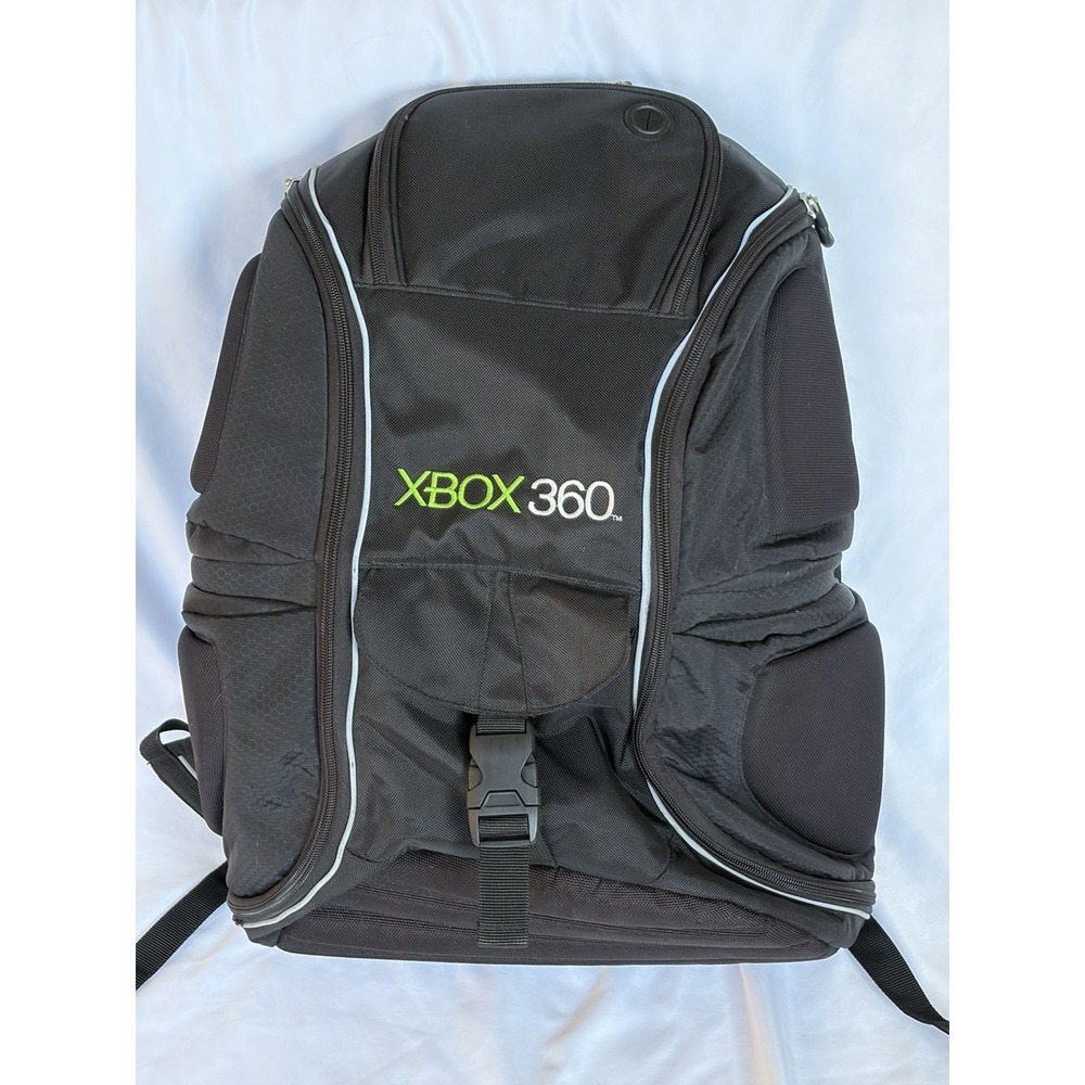 Xbox 360 Mad Catz Black Console/Accessories Backpack Bag